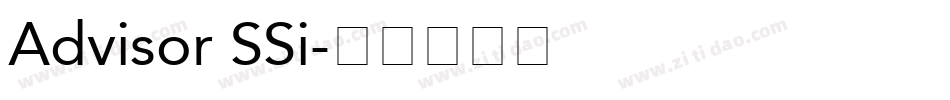 Advisor SSi字体转换